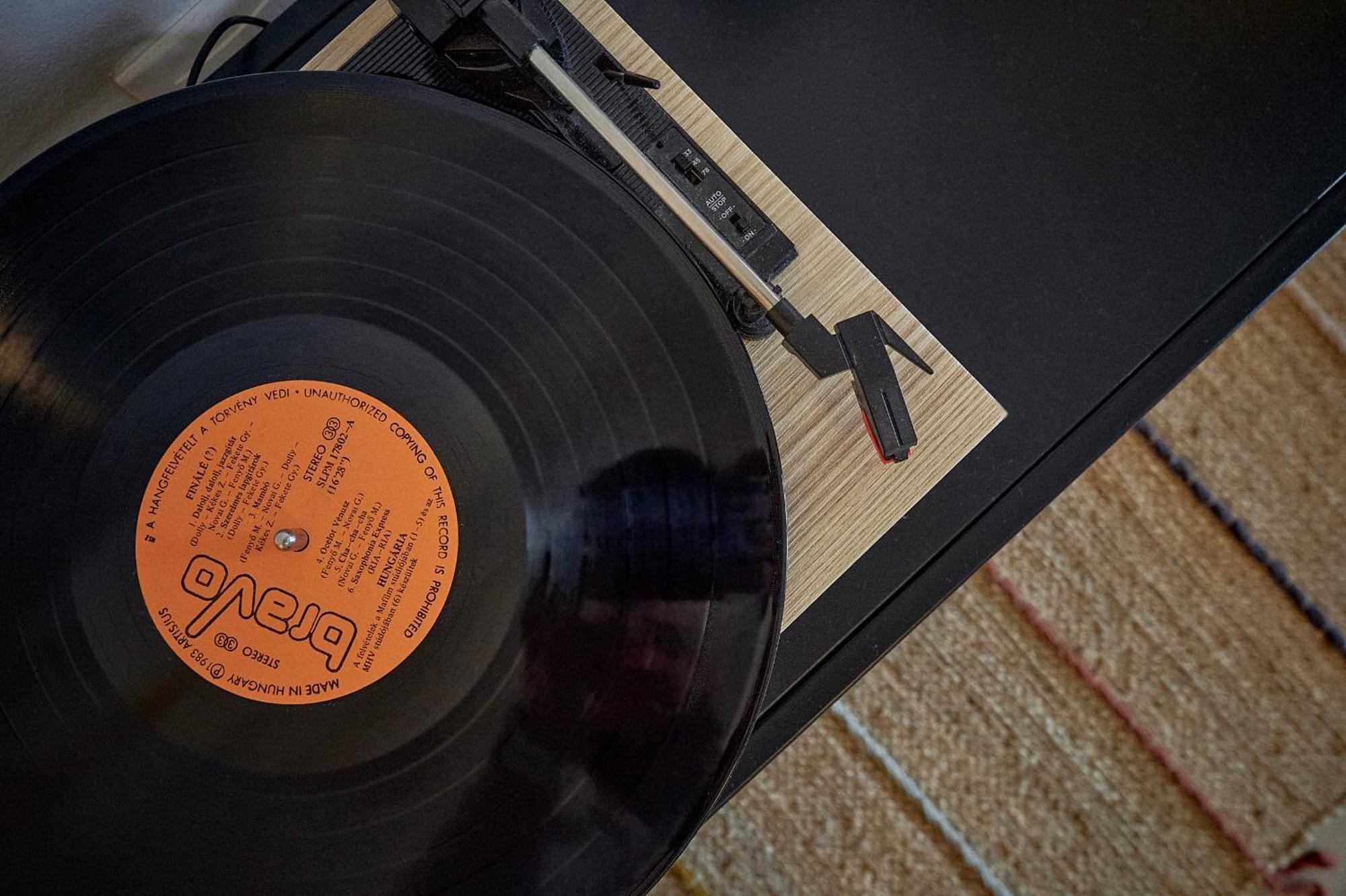 Zene Vinyl Record Player & Projector Apartment *